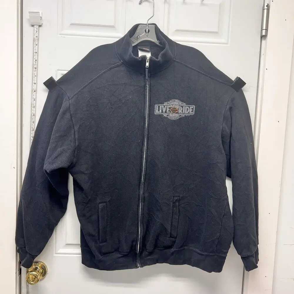 Harley-Davidson Zip Up Jacket featuring a 